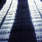 Indigo Blue Tie Dye Cotton Handmade Dress Sewing Fabric